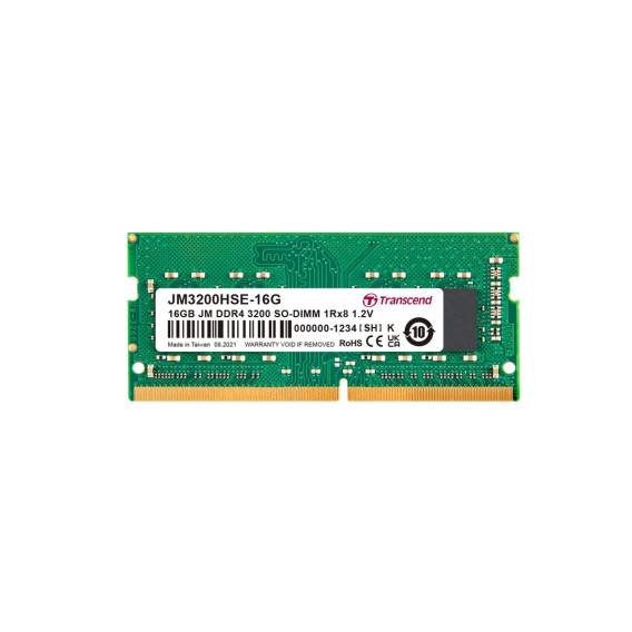Obrázok pre Transcend JetRam JM3200HSE-16G paměťový modul 16 GB 1 x 16 GB DDR4 260-pin SO-DIMM