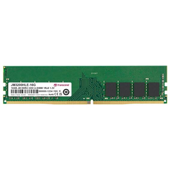 Obrázok pre Transcend JetRam JM3200HLE-16G paměťový modul 16 GB 1 x 16 GB DDR4 288-pin DIMM
