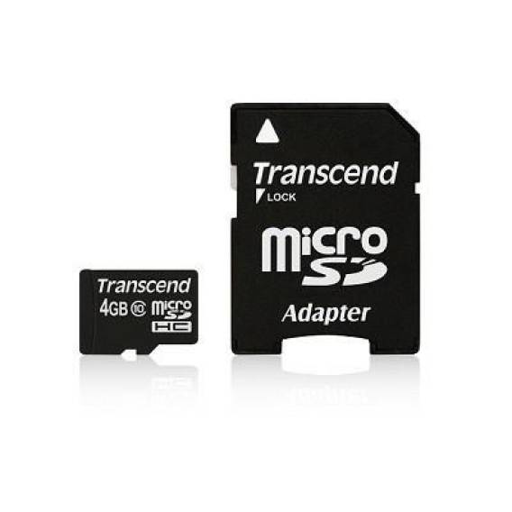 Obrázok pre Transcend TS4GUSDHC10 paměťová karta 4 GB MicroSDHC NAND Třída 10