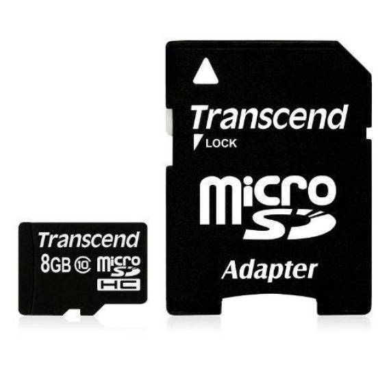Obrázok pre Transcend TS8GUSDHC10 paměťová karta 8 GB MicroSDHC NAND Třída 10