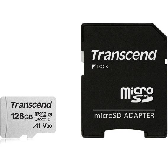 Obrázok pre Transcend TS128GUSD300S-A paměťová karta 128 GB MicroSDXC NAND Třída 10