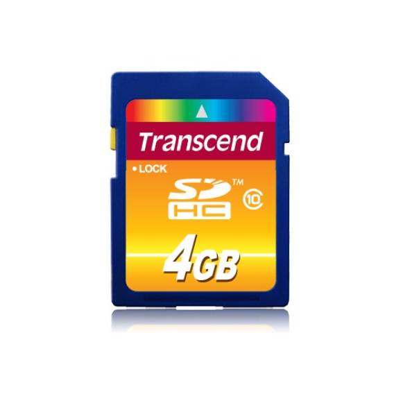 Obrázok pre Transcend TS4GSDHC10 paměťová karta 4 GB SDHC NAND Třída 10