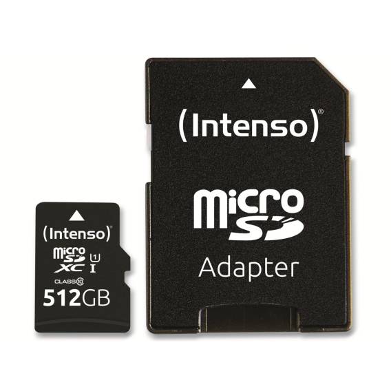 Obrázok pre Intenso microSD 512GB UHS-I Perf CL10| Performance Třída 10