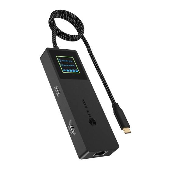 Obrázok pre ICY BOX Spade Dock 4038 Kabel USB 3.2 Gen 2 (3.1 Gen 2) Type-C Černá