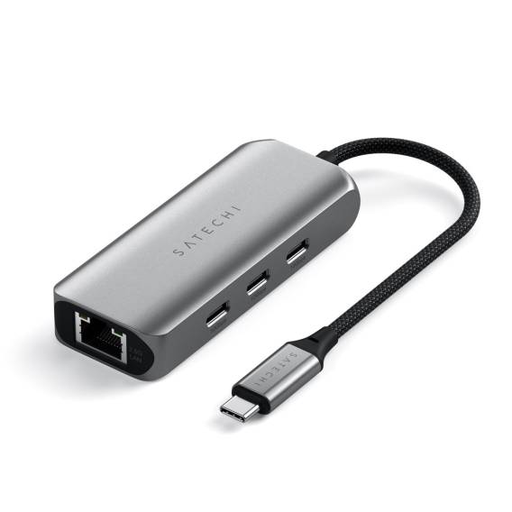Obrázok pre Satechi ST-H3C25EM rozbočovač rozhraní USB typu C 10000 Mbit/s Šedá