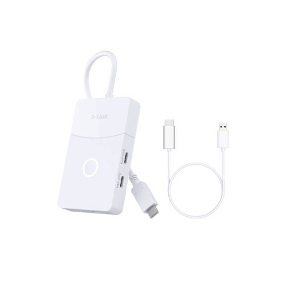 Obrázok pre D-Link DUP-501 rozbočovač rozhraní USB 3.2 Gen 1 (3.1 Gen 1) Type-C 5000 Mbit/s Bílá