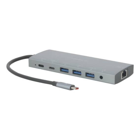 Obrázok pre Mobilis 020028 dokovací stanice/replikátor portů Kabel USB 3.2 Gen 1 (3.1 Gen 1) Type-C Šedá