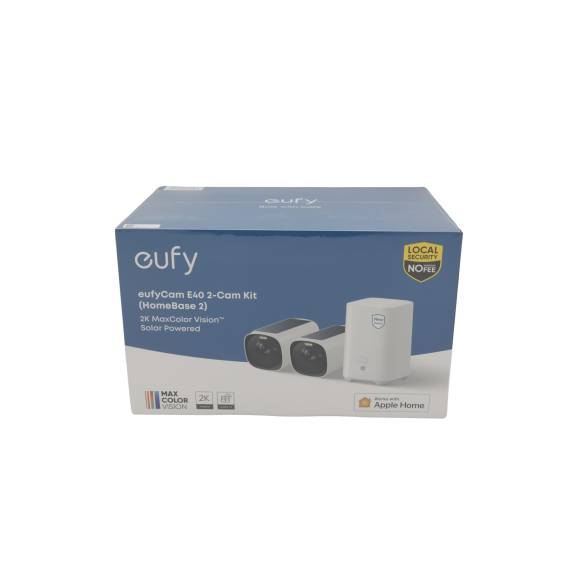 Obrázok pre Eufy eufyCam E40 2-Cam Kit + HomeBase S280 Kulka (tvar) Bezpečnostní IP kamera Venkovní 2688 x 1520 px Zeď