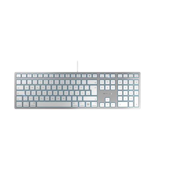 Obrázok pre CHERRY KC 6000C FOR MAC klávesnice Univerzální USB QWERTZ Německý Stříbrná