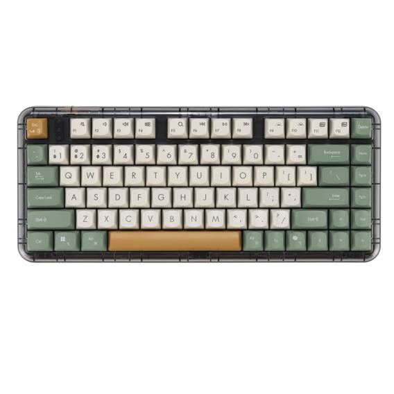 Obrázok pre ASUS Jelly75 KD201 KEYBOARD/MK-WH/GE/83 klávesnice Univerzální USB + RF Wireless + Bluetooth Vícebarevný
