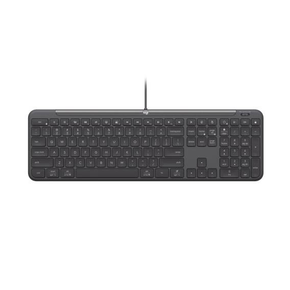 Obrázok pre Logitech Signature Slim K620 For Business klávesnice Univerzální USB QWERTZ Německý Grafit