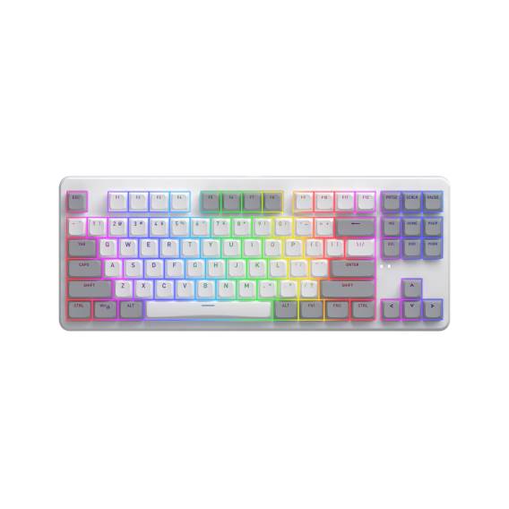 Obrázok pre HATOR Rockfall 3 TKL Wireless klávesnice Univerzální USB + RF Wireless + Bluetooth QWERTY Anglický Bílá