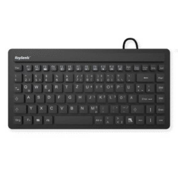 Obrázok pre KeySonic KSK-3230IN (DE) klávesnice Univerzální USB QWERTZ Německý Černá