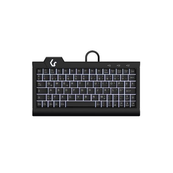 Obrázok pre KeySonic KSK-3010ELC (DE) klávesnice Domácí USB QWERTZ Německý Černá