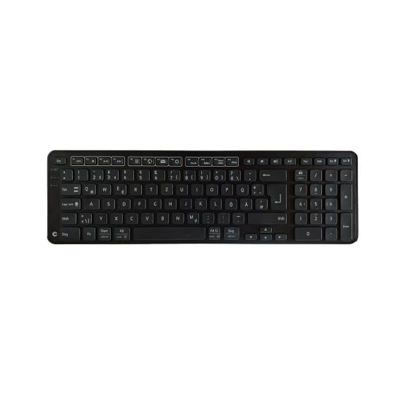 Obrázok pre Contour Design Balance klávesnice Kancelář Bezdrátové RF + USB QWERTZ Německý Černá