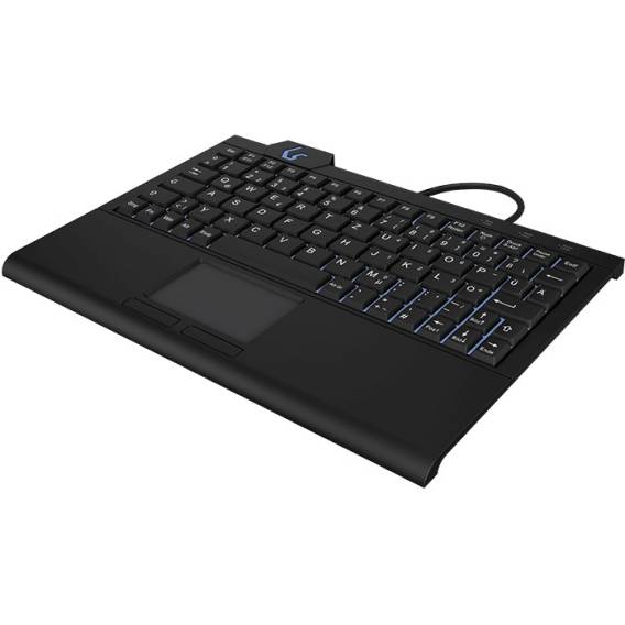 Obrázok pre KeySonic KSK-3210ELU (DE) klávesnice Domácí USB QWERTZ Německý Černá