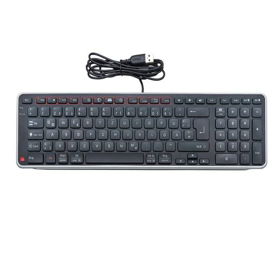 Obrázok pre Contour Design Balance klávesnice Kancelář Bezdrátové RF + USB QWERTZ Německý Černá