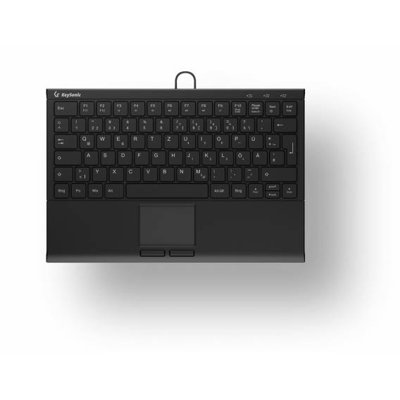 Obrázok pre KeySonic KSK-5211ELU (DE) klávesnice Domácí USB QWERTZ Německý Černá