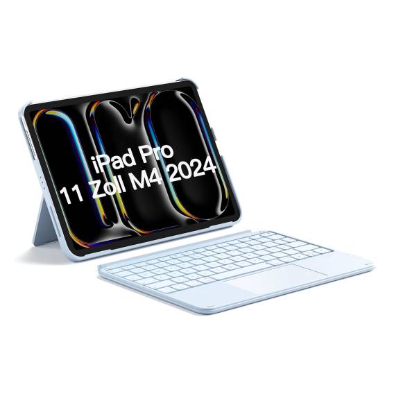 Obrázok pre Inateck KB04122 QWERTZ Bluetooth Modrá