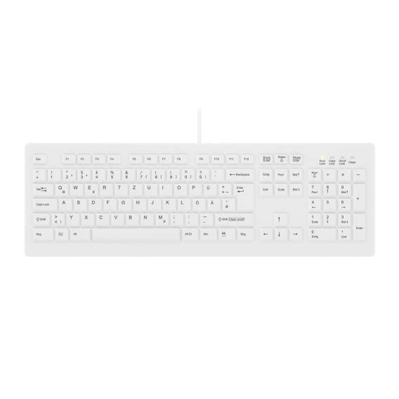Obrázok pre Contour Design Active Key AK-C8100F-UVS-W/GE klávesnice Lékařský USB QWERTZ Německý Bílá