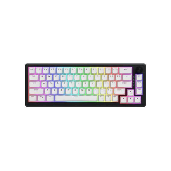 Obrázok pre HATOR Skyfall Wireless 65 klávesnice Hraní USB + RF Wireless + Bluetooth QWERTY Americká angličtina Černá, Bílá