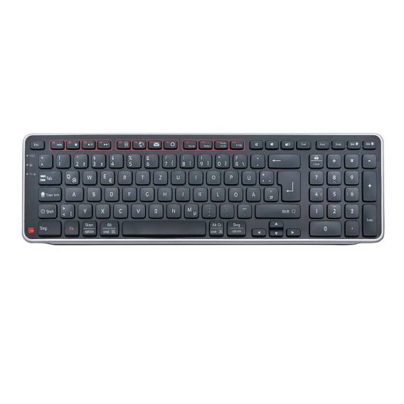 Obrázok pre Contour Design Balance klávesnice Univerzální Bezdrátové RF + USB QWERTZ Německý Černá