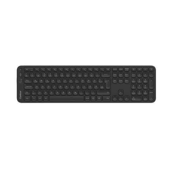 Obrázok pre Contour Design Balance klávesnice Kancelář RF bezdrátové + Bluetooth QWERTZ Německý Černá