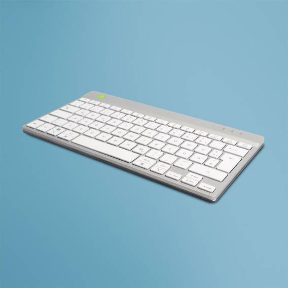 Obrázok pre R-Go Tools RGOCODEWDWH klávesnice Kancelář USB QWERTZ Německý Bílá