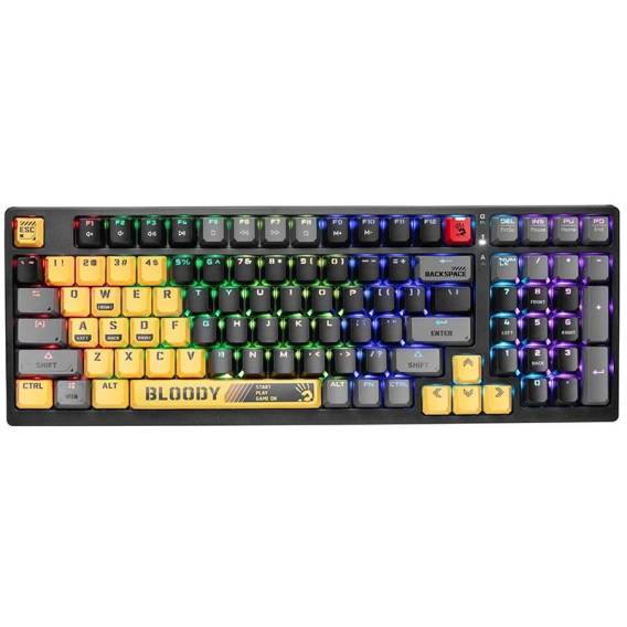 Obrázok pre Klawiatura przewodowa A4Tech Bloody S98 Sport Lime mechaniczna