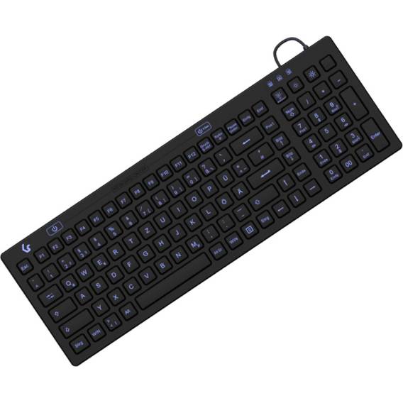 Obrázok pre KeySonic KSK-6031INEL-B (DE) klávesnice Průmyslové USB QWERTZ Německý Černá