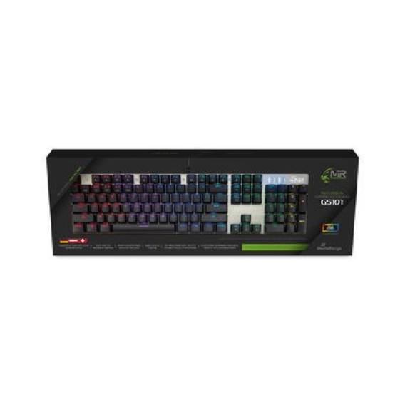 Obrázok pre MediaRange MRGS101 klávesnice Hraní USB QWERTZ Německý Černá, Stříbrná