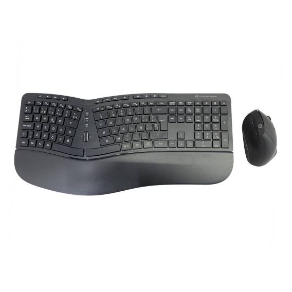 Obrázok pre Conceptronic ORAZIO02ES klávesnice Obsahuje myš Kancelář RF bezdrátový QWERTY Španělský Černá