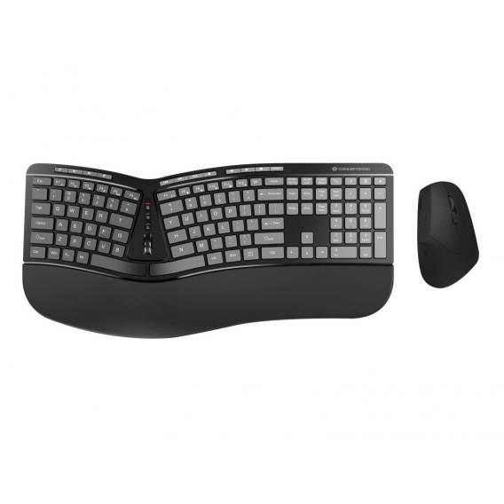 Obrázok pre Conceptronic ORAZIO02US klávesnice Obsahuje myš Kancelář RF bezdrátový QWERTY Americká angličtina Černá