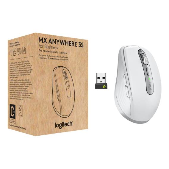 Obrázok pre Logitech MX Anywhere 3S for Business myš Kancelář Pro praváky RF bezdrátové + Bluetooth Laser 8000 DPI