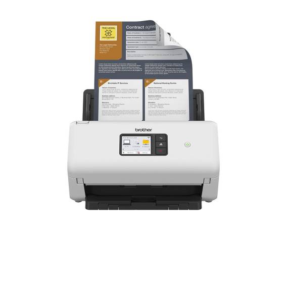Obrázok pre Brother ADS-4550W skener Skener s automatickým podáváním dokumentů 600 x 600 DPI Černá, Bílá