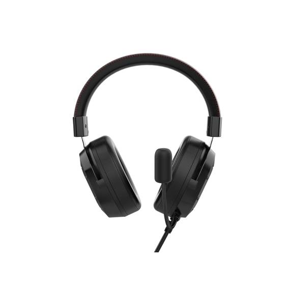 Obrázok pre Conceptronic ATHAN02B sluchátka / náhlavní souprava Sluchátka s mikrofonem Kabel Přes hlavu Hraní USB Typ-A Černá