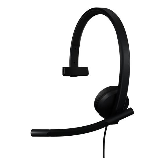Obrázok pre Logitech H570E Sluchátka s mikrofonem Kabel Přes hlavu Kancelář / call centrum USB typu C Černá