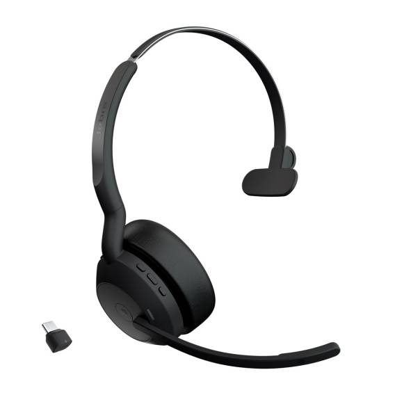 Obrázok pre Jabra Evolve2 55 Sluchátka s mikrofonem Bezdrátový Přes hlavu Kancelář / call centrum USB typu C Bluetooth Nabíjecí podstavec