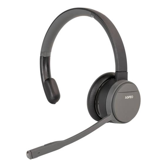 Obrázok pre AGFEO Infinity Mono Sluchátka s mikrofonem Bezdrátový Přes hlavu Kancelář / call centrum Bluetooth Černá
