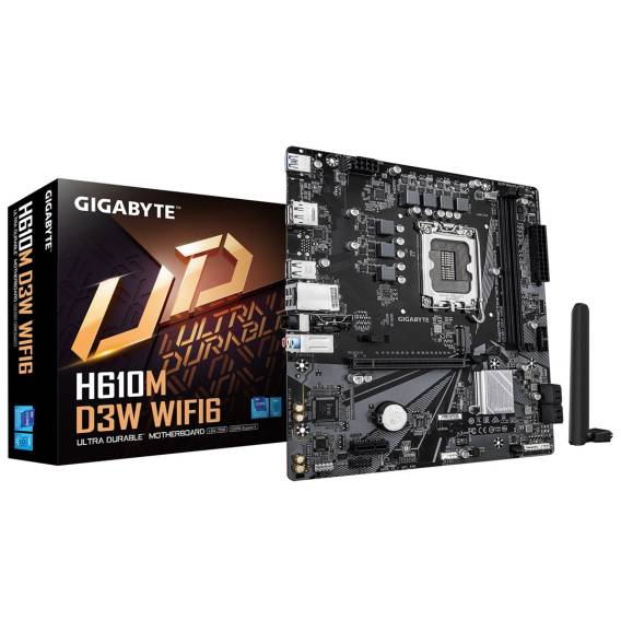 Obrázok pre GIGABYTE H610M D3W WIFI6 Intel H610 LGA 1700 Micro ATX