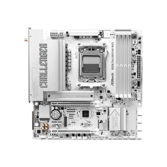 Obrázok pre ASRock B850M Challenger WiFi White AM5 mATX HDMI/DP     DDR5
