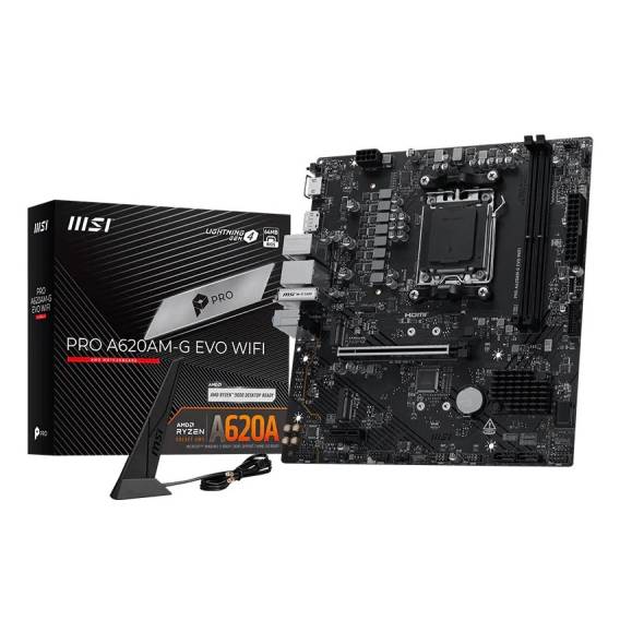 Obrázok pre MSI Pro A620AM-G EVO WIFI AMD A620A Zásuvka AM5 Micro ATX