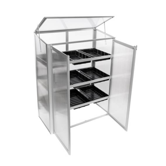 Obrázok pre STEEL HOUSE ALIUM 76X38.5X98.5CM GC