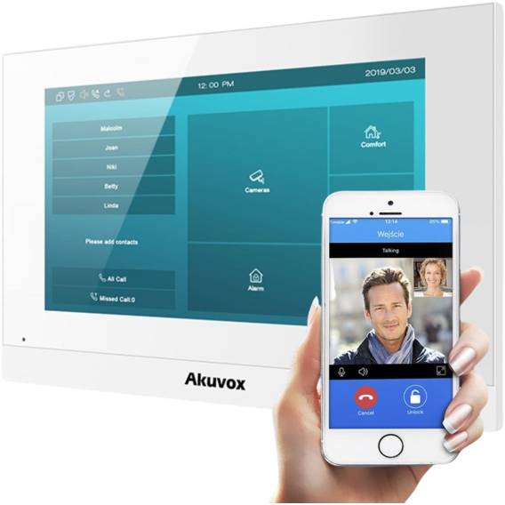 Obrázok pre Monitor wideodomofonu Akuvox AKV-C313W-W