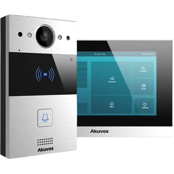 Obrázok pre Zestaw wideodomofonowy 2Wire Akuvox (C313W-2/R20A-2)