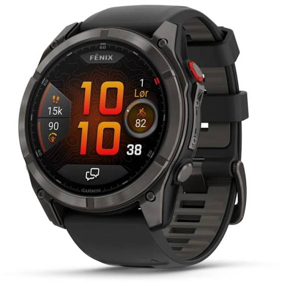 Obrázok pre Garmin fēnix 8 Pro 3,56 cm (1.4") AMOLED 51 mm Digitální 454 x 454 px Dotyková obrazovka Černá, Šedá, Titanová Wi-Fi GPS