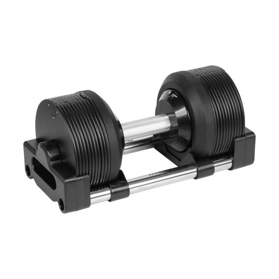 Obrázok pre Hantel żeliwny regulowany automat 24 kg, skok co 1kg, REBEL ACTIVE