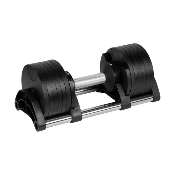 Obrázok pre Hantel żeliwny regulowany automat 24 kg, skok co 2kg, REBEL ACTIVE