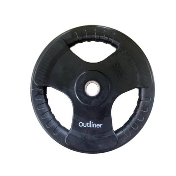 Obrázok pre RUBBER PLATE WITH HANDLE CUT 15KG