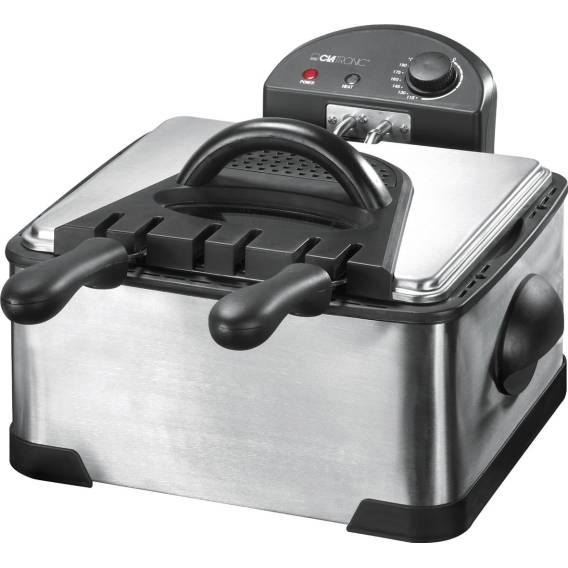 Obrázok pre Clatronic FR 3195 Fritéza 4 l 2000 W Černá, Nerezová ocel